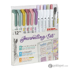 Zebra Journaling Set in Assorted Colors - Pack of 12 Gel Pen