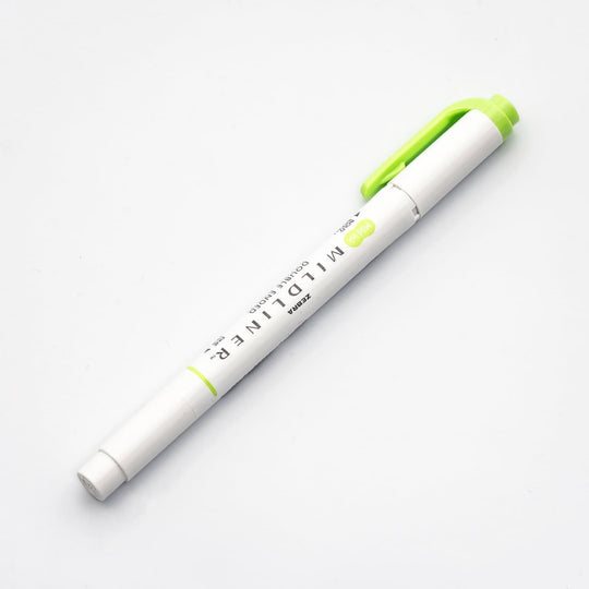 Zebra Mildliner Dual-Tip Highlighter in Green