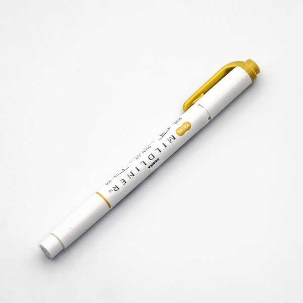 Zebra Mildliner Dual-Tip Highlighter in Mimosa Yellow Accessories