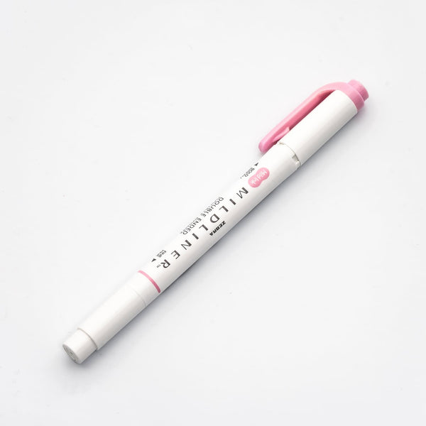 Zebra Mildliner Dual-Tip Highlighter in Pink Accessories