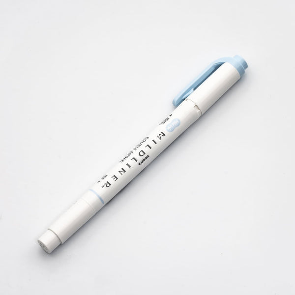 Zebra Mildliner Dual-Tip Highlighter in Soda Blue Accessories