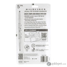 Zebra Mildliner Dual-Tip Stamp Marker in Assorted Colors - Pack of 5 Gel Pen