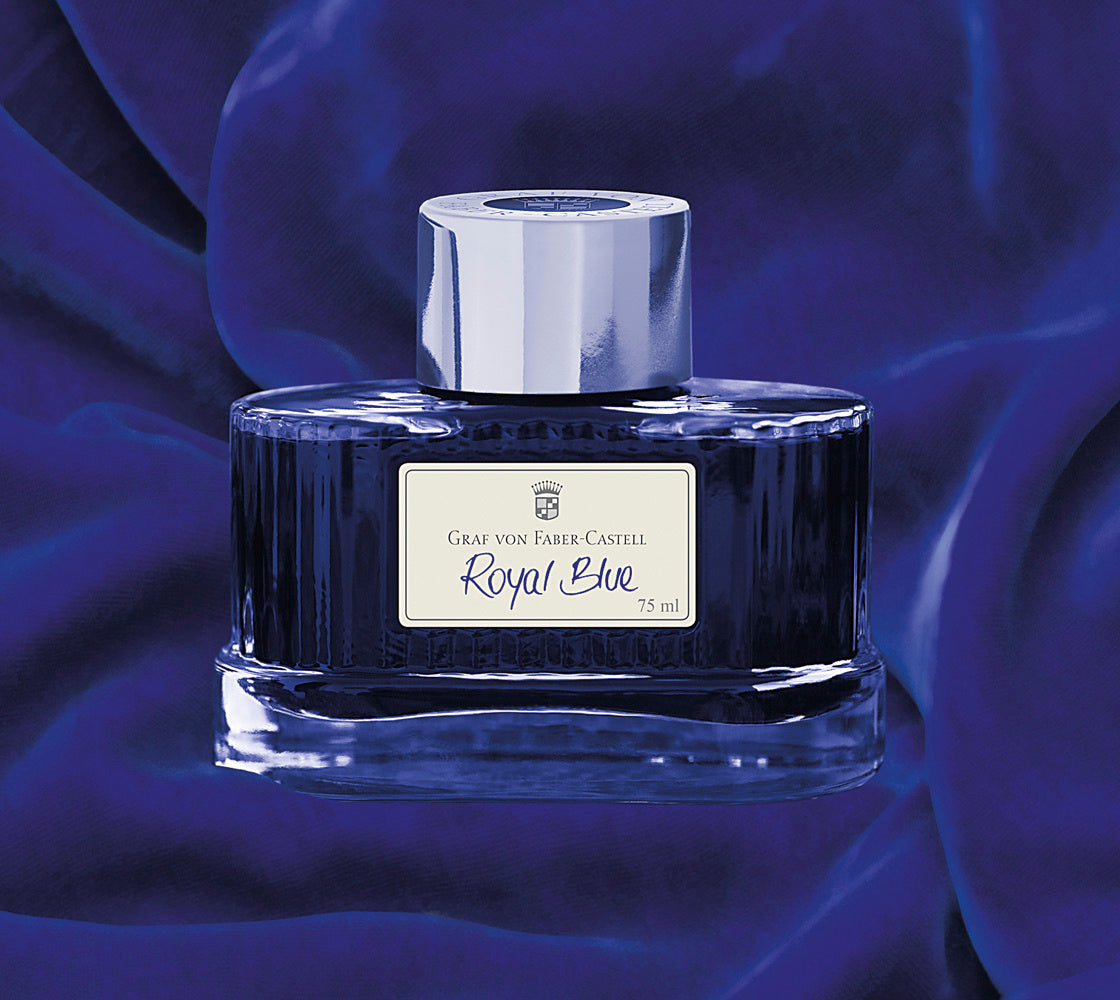 Graf von Faber-Castell Bottled Ink in Royal Blue - 75 mL Bottled Ink
