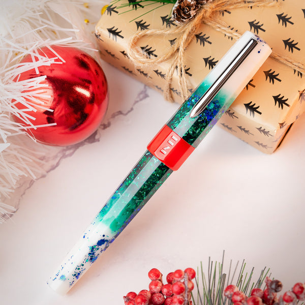Benu Euphoria Fountain Pen in Christmas Twinkle Fountain Pens