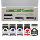 Monteverde Monza ID Fountain Pen in Green Set - Flex Nib