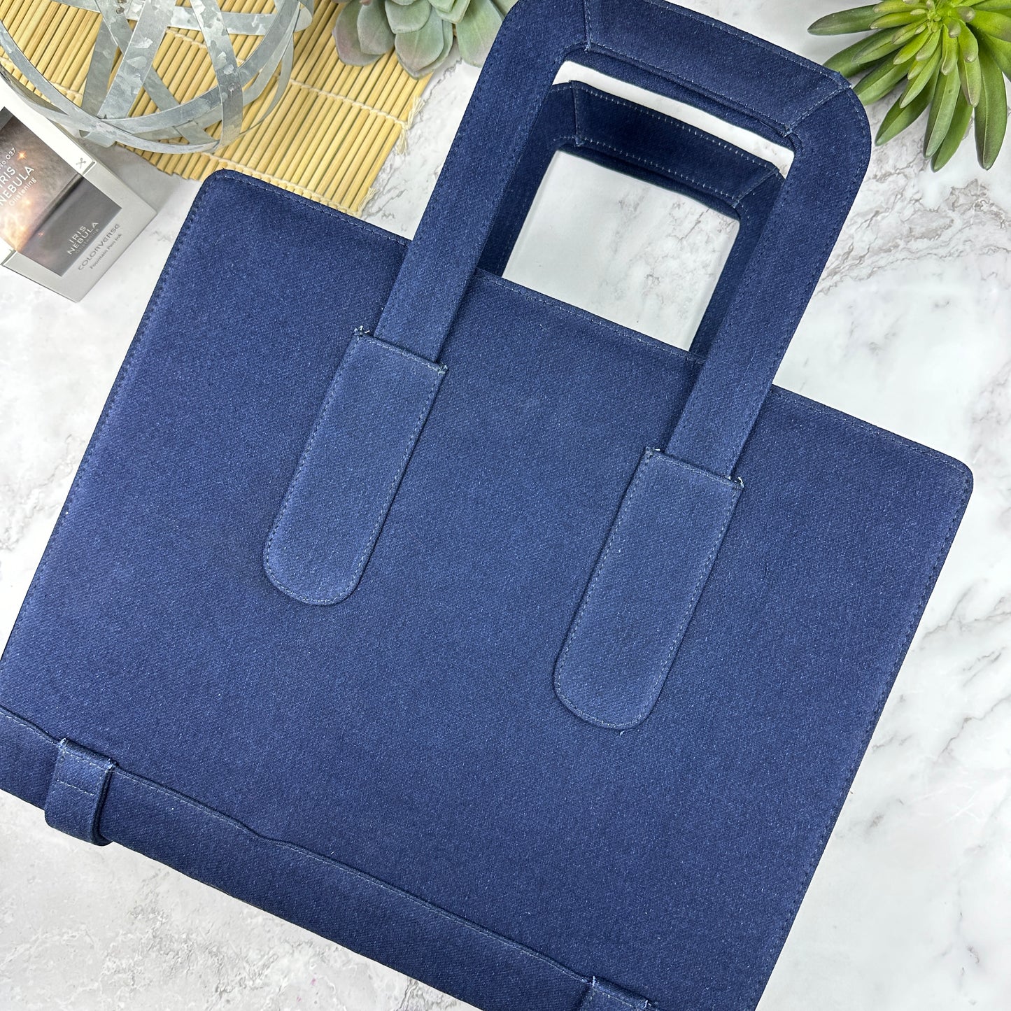 Girologio 96 Zippered Pen Case in Cotton Denim Cases