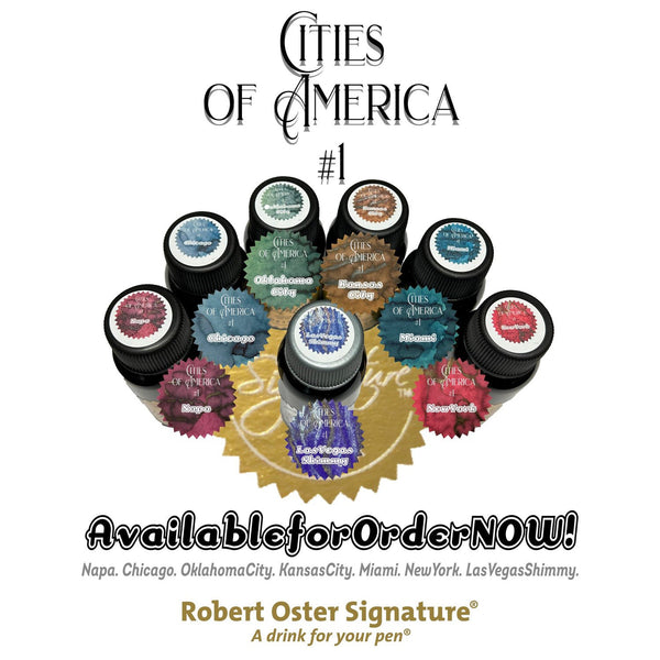 Robert Oster Cities of America Bottled Ink in Napa - 50 mL Bottled Ink