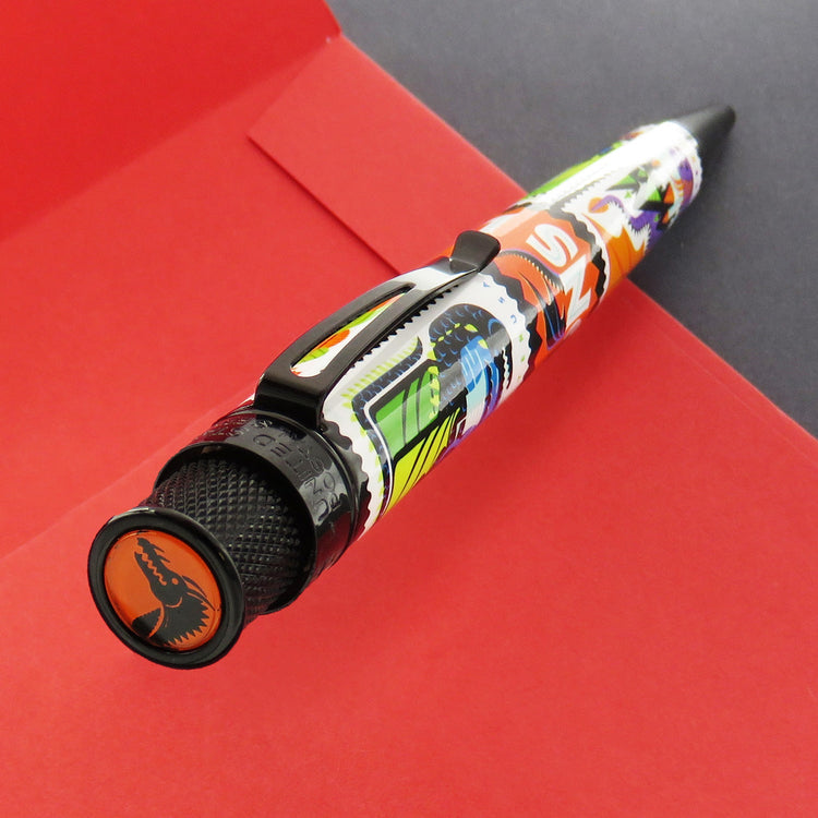 Retro 51 Tornado Big Shot Rollerball Pen USPS Dragons Stamps Rollerball Pen