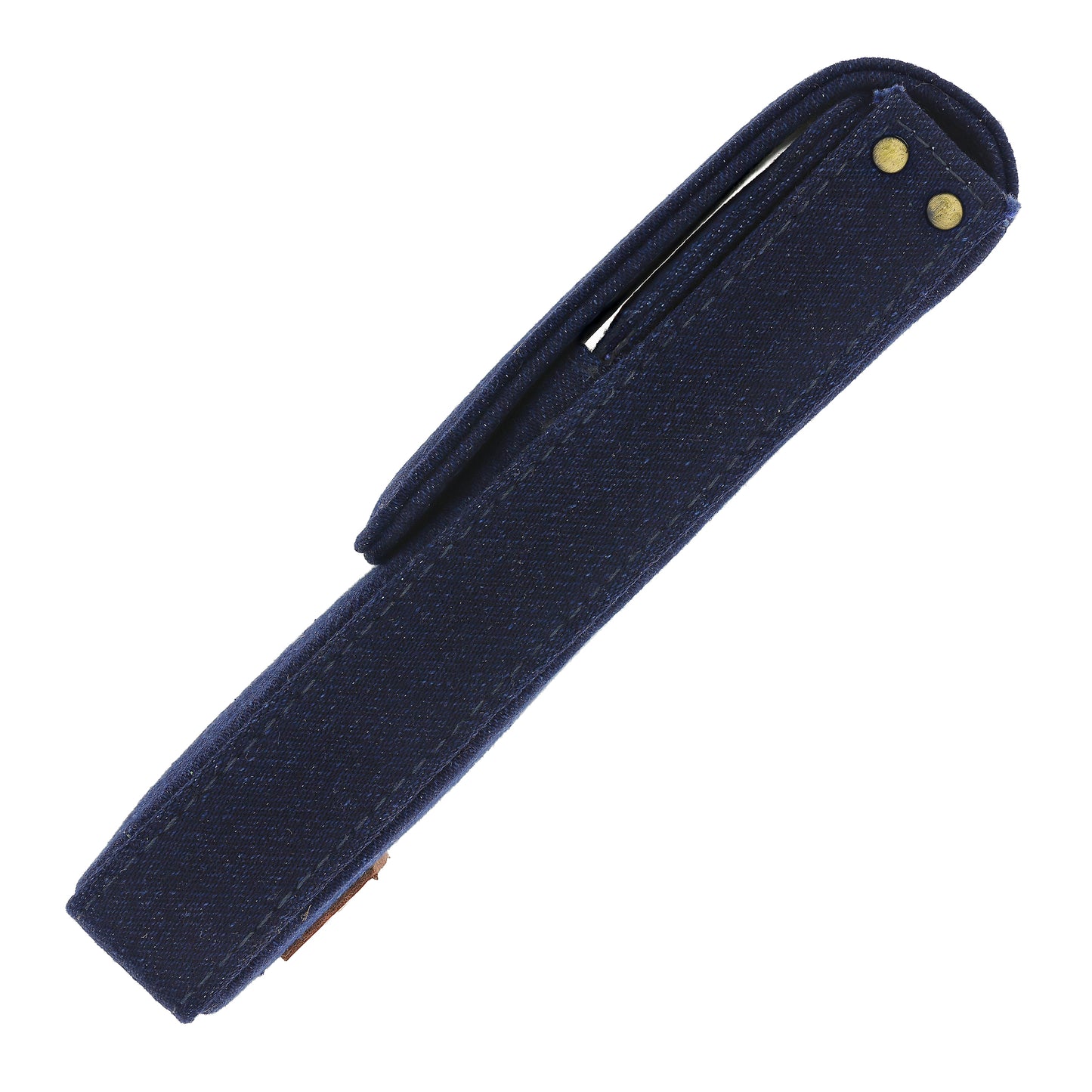 Girologio Cotton Denim Triple Magnetic Closure Pen Case Cases