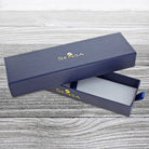 Sensa Metro Gold Ballpoint Pen in Lapis Blue Swirl Ballpoint Pens