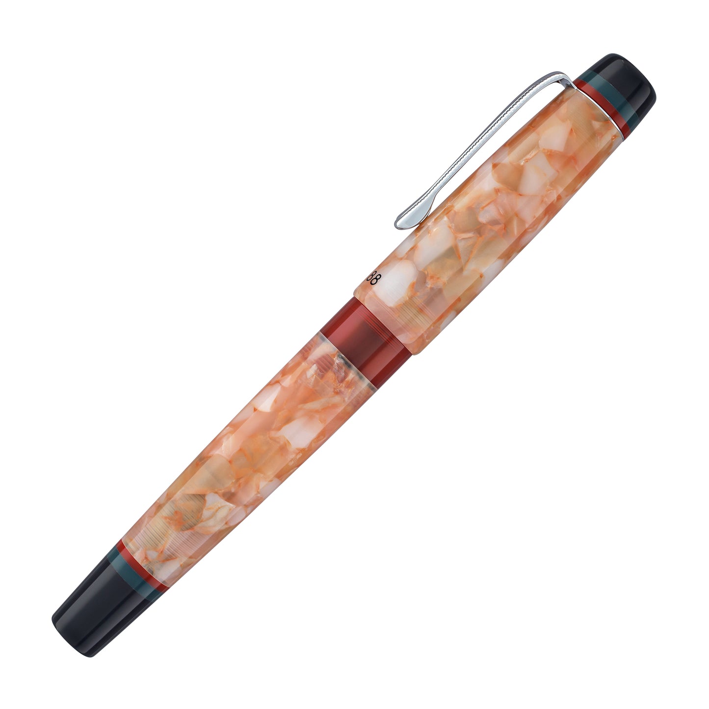 Opus 88 Minty Fountain Pen in Orange Fountain Pen