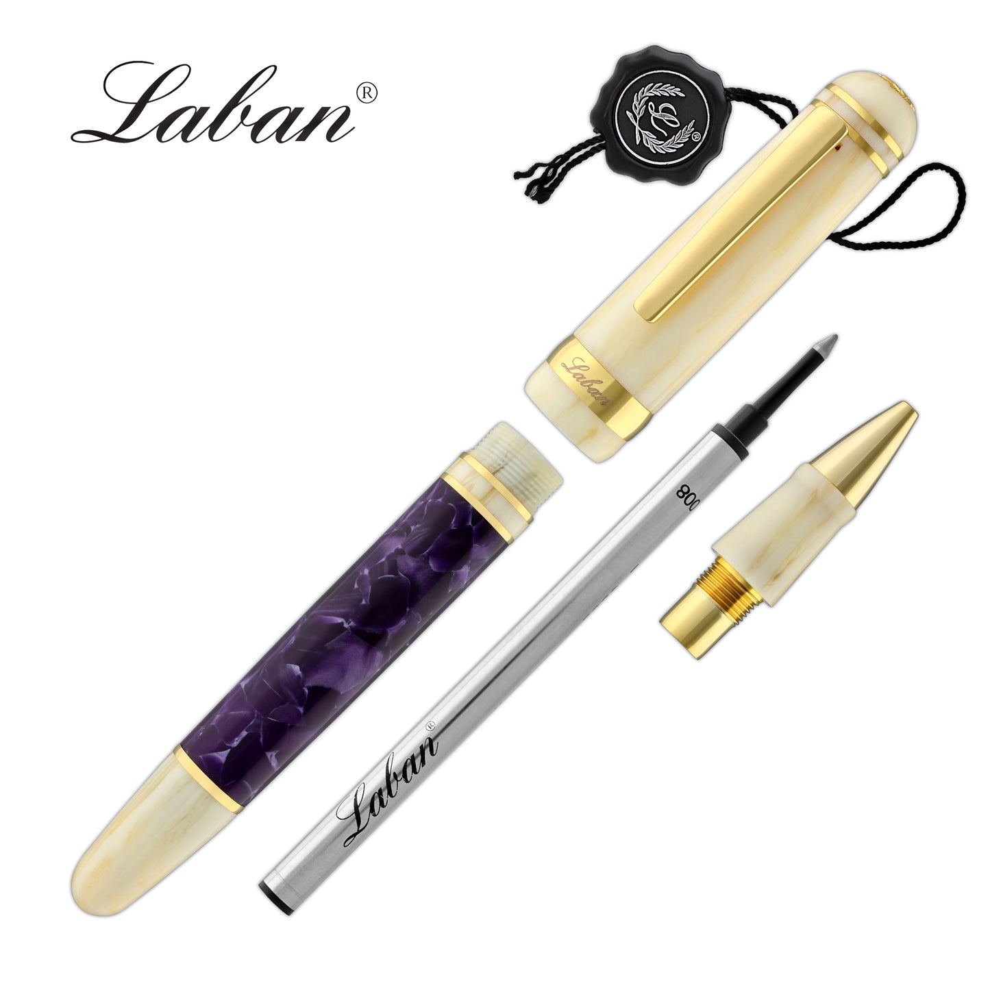 Laban 325 Rollerball Pen in Wisteria Purple Rollerball Pen