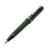 Leonardo Momento Zero Ballpoint Pen in Green Alga Gold Trim Ballpoint Pens