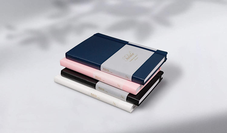 Nebula by Colorverse A5 Notebook in Snow White - Ruled Notebooks Journals