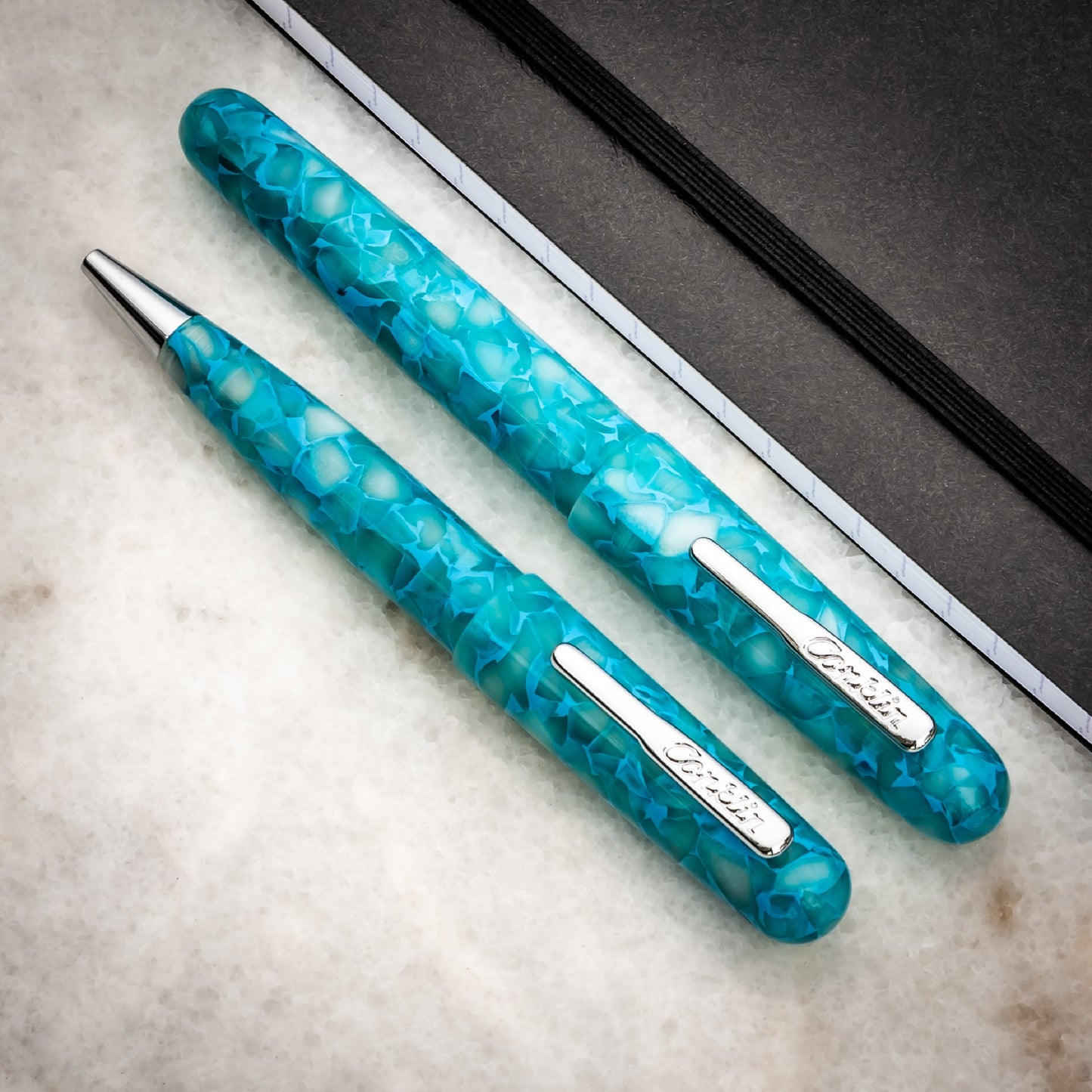 Conklin All American Fountain Pen in Turquoise Serenity Fountain Pen