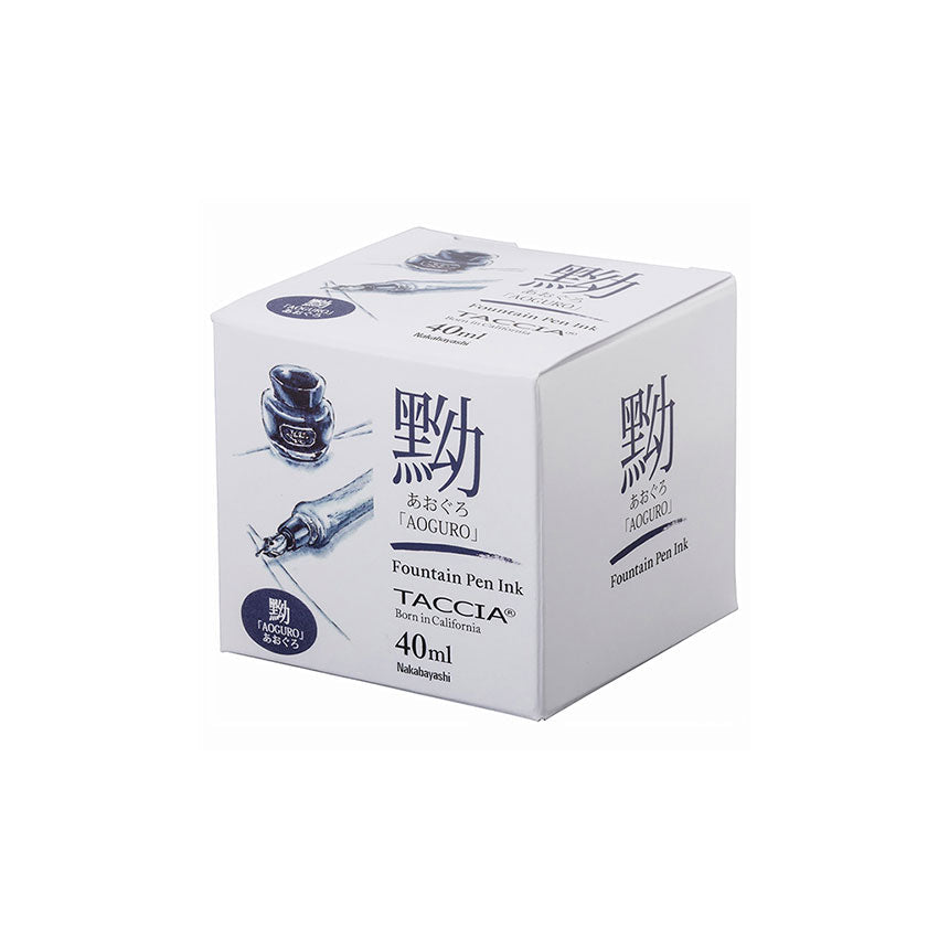 Taccia Bottled Ink in Aoguro Blue-Black - 40 mL Bottled Ink