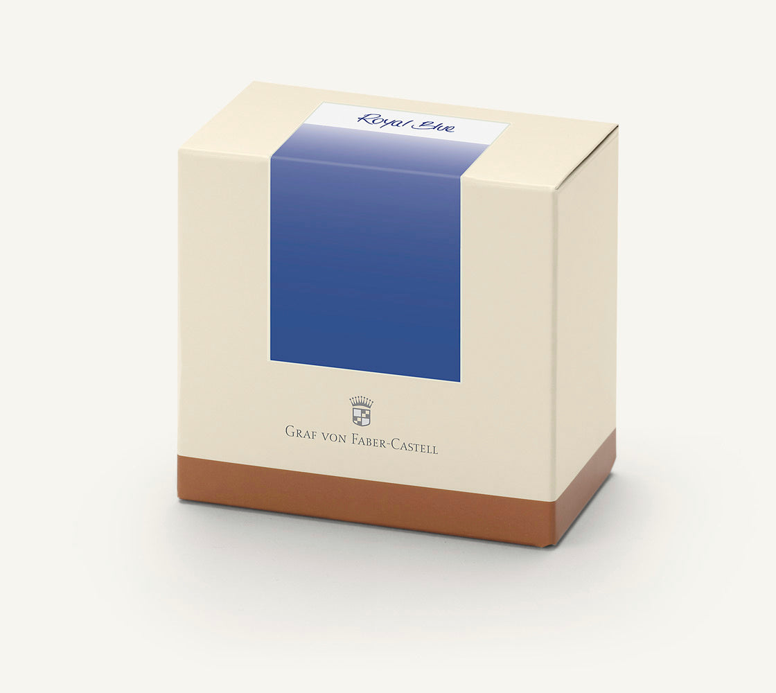 Graf von Faber-Castell Bottled Ink in Royal Blue - 75 mL Bottled Ink