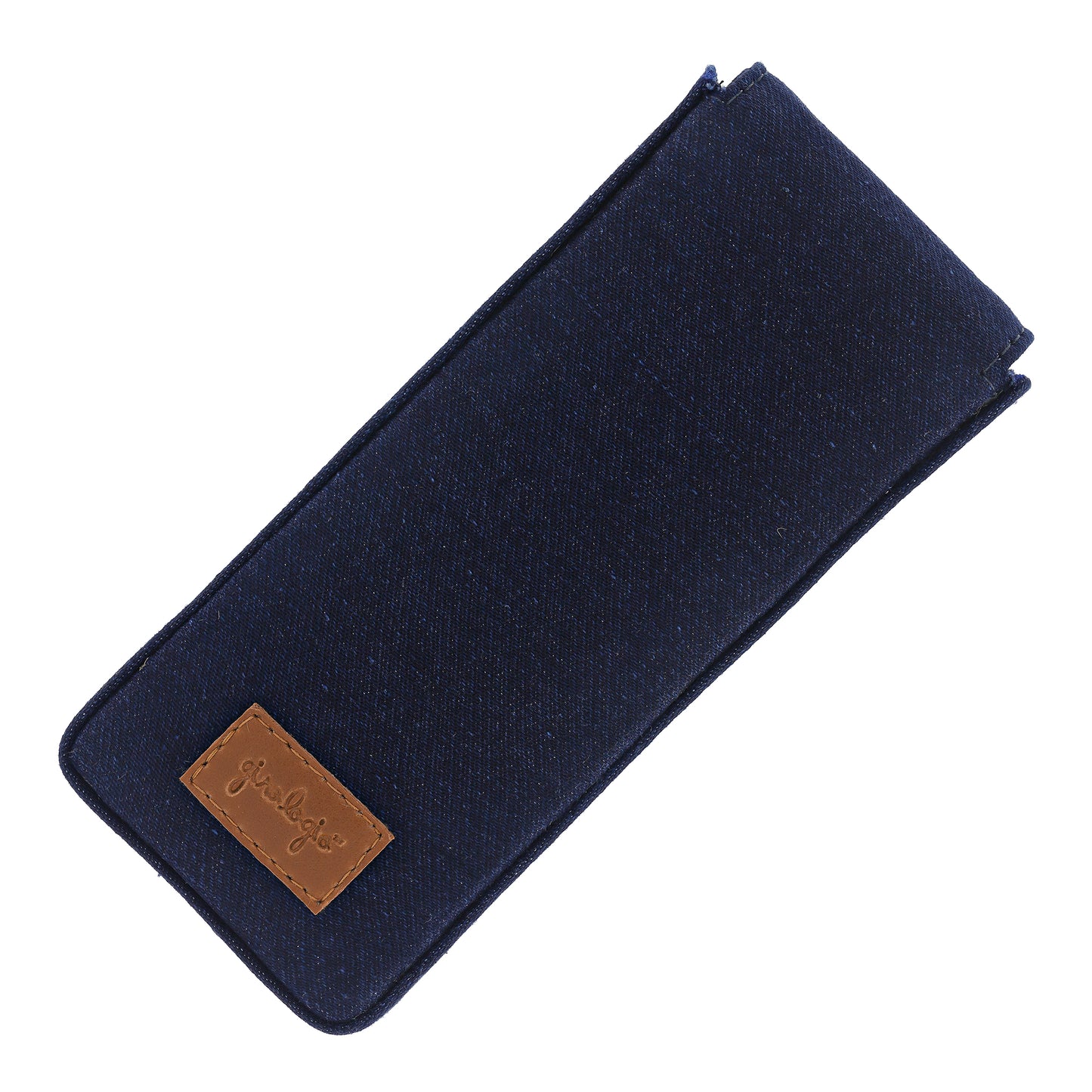 Girologio Cotton Denim Triple Magnetic Closure Pen Case Cases