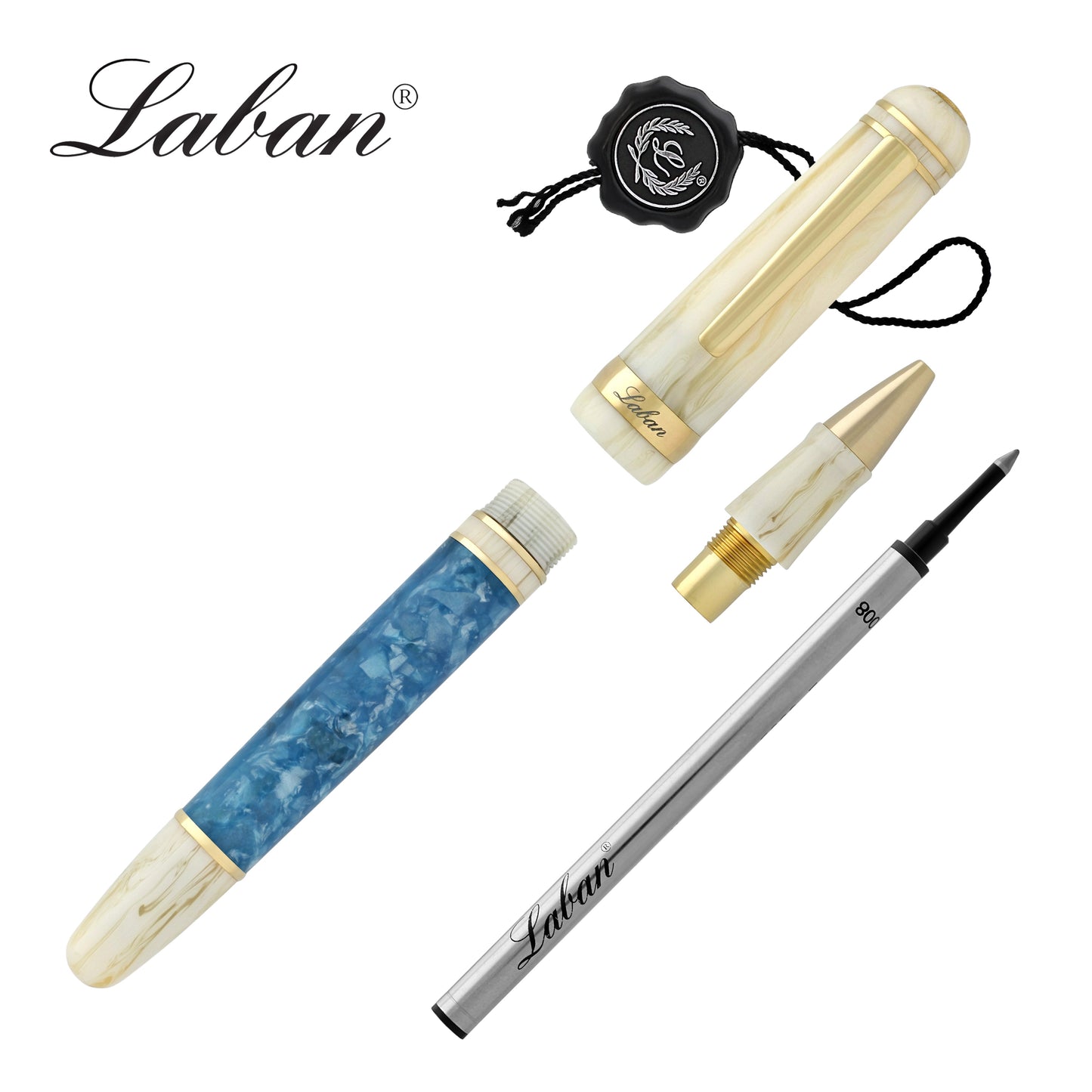 Laban Rollerball Pen in Ocean Blue Rollerball Pen