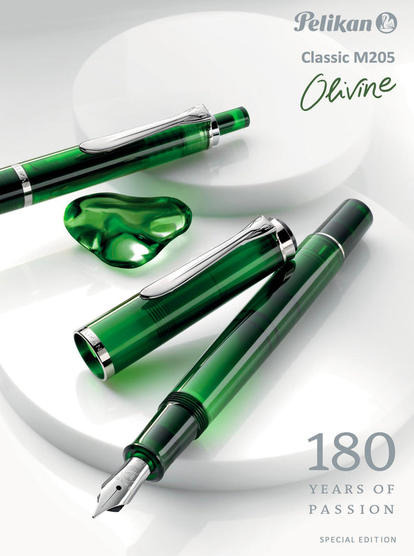 Pelikan Classic M205 Fountain Pen in Olivine Fountain Pen