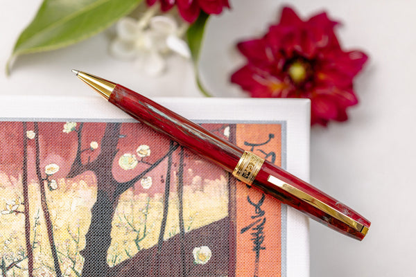 Visconti Van Gogh Ballpoint Pen in Flowering Plum Orchid Ballpoint Pens