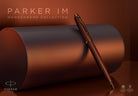 Parker IM Monochrome Fountain Pen in Burgundy Fountain Pens