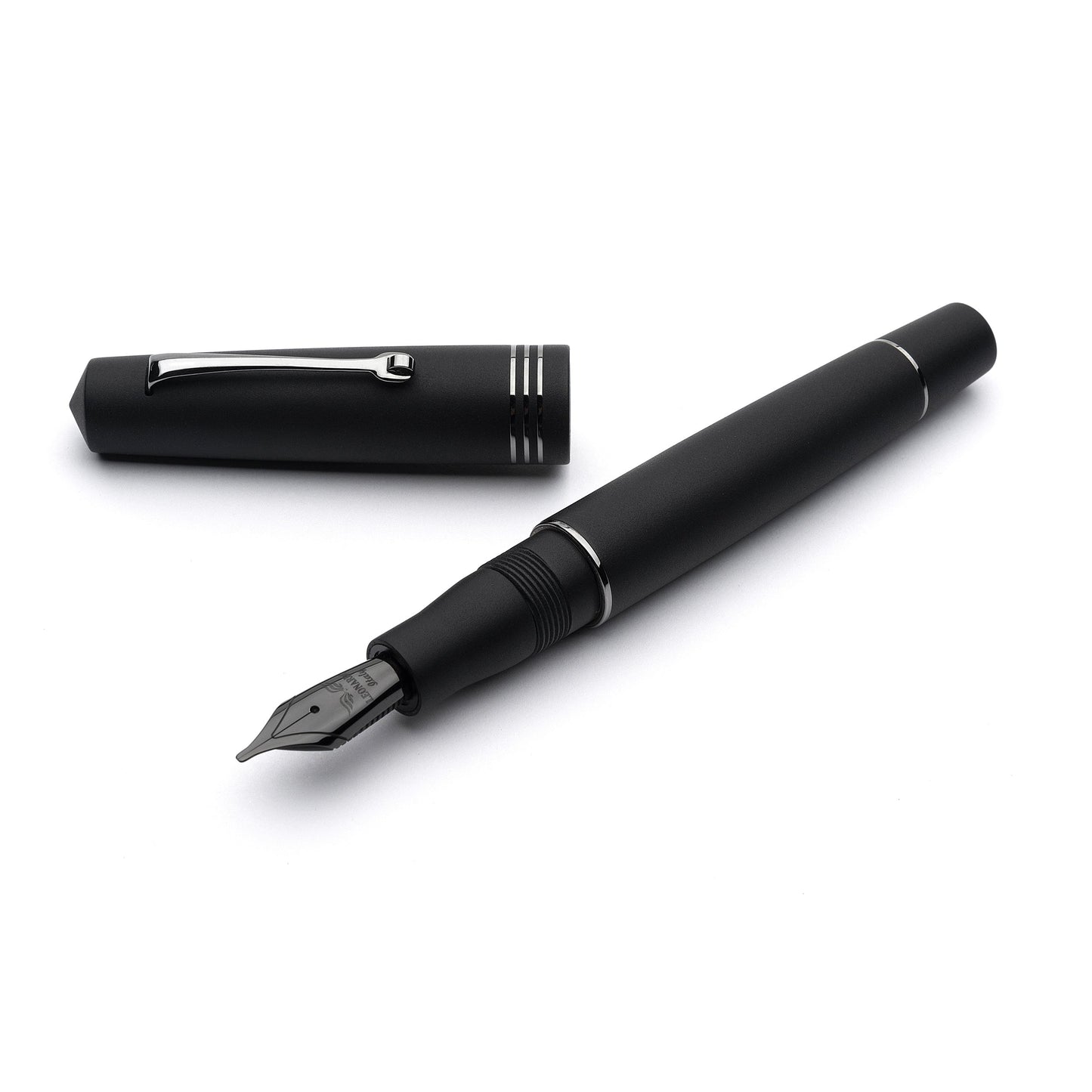 Leonardo Momento Zero Fountain Pen in Satin Black Fountain Pen