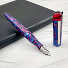 Edison Comet Fountain Pen in Cobalt Magma Fountain Pen