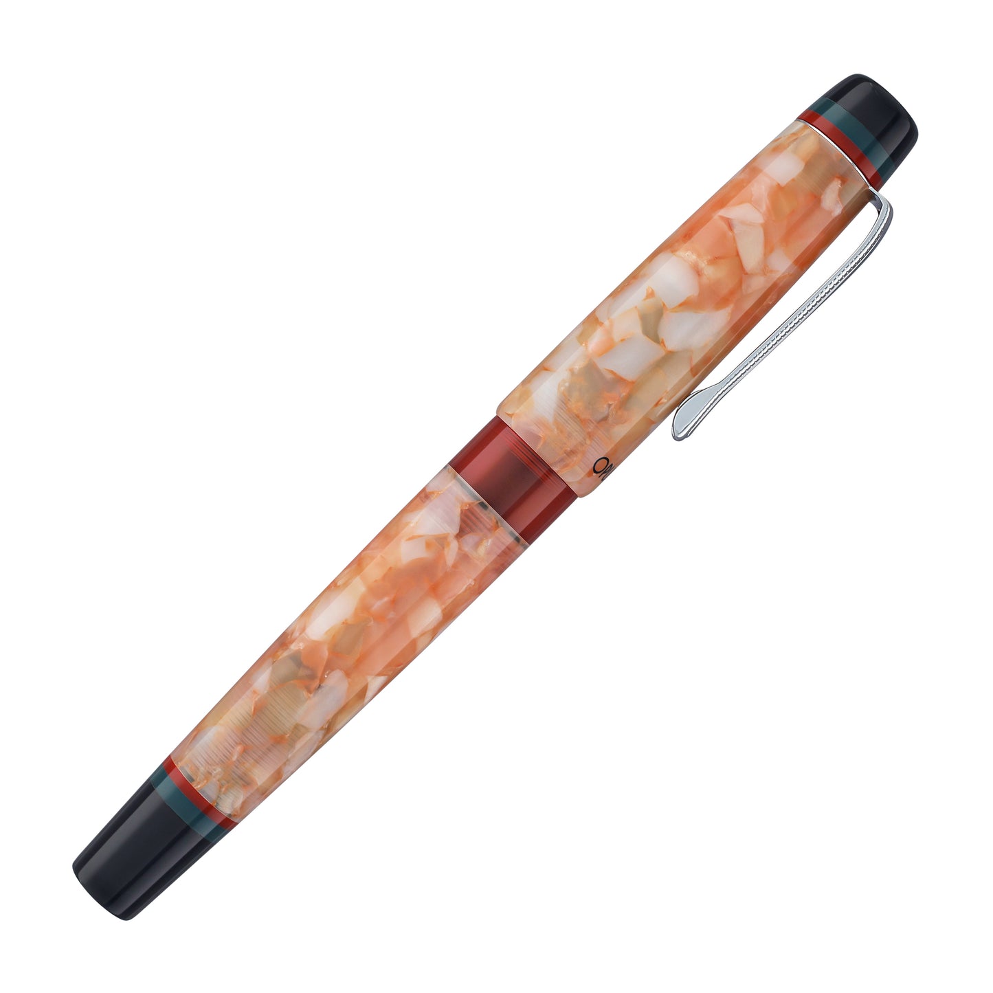 Opus 88 Minty Fountain Pen in Orange Fountain Pen