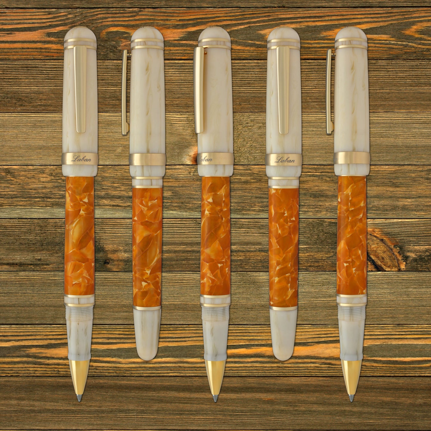 Laban 325 Rollerball Pen in Sun Orange Rollerball Pen