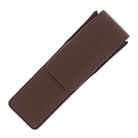 Girologio Double Magnetic Closure Pen Case in Antique Brown Cases