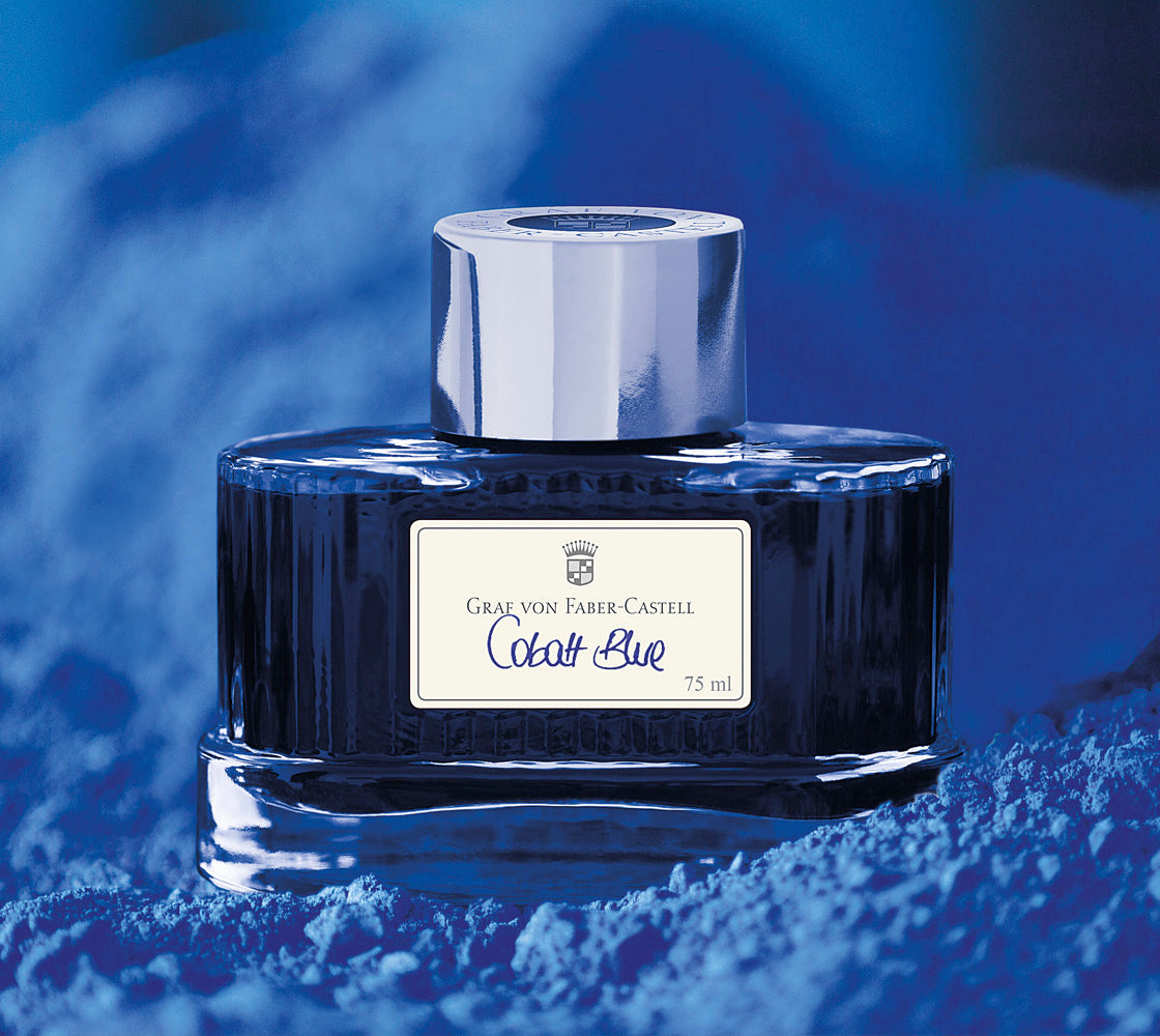 Graf von Faber-Castell Bottled Ink in Cobalt Blue - 75 mL Bottled Ink