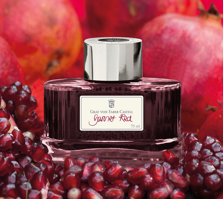 Graf von Faber-Castell Bottled Ink in Garnet Red - 75 mL Bottled Ink