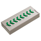 Pelikan Souveran 605 Ballpoint Pen in Green & White with Silver Trim Ballpoint Pens