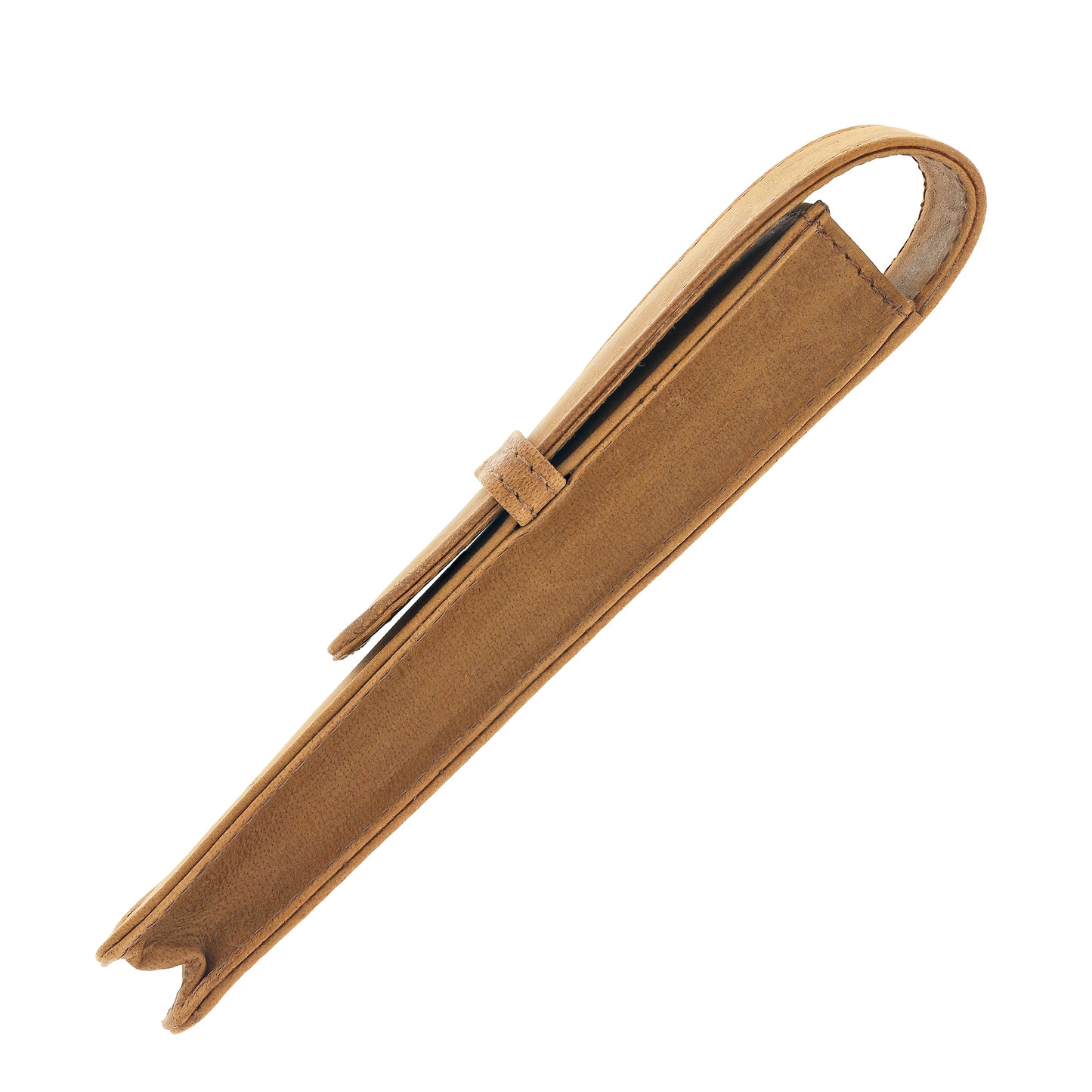 Girologio Single Pen Case in Saddle Tan Cases