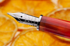 Scribo Feel Fountain Pen in Arancia with Platinum Trim Fountain Pen
