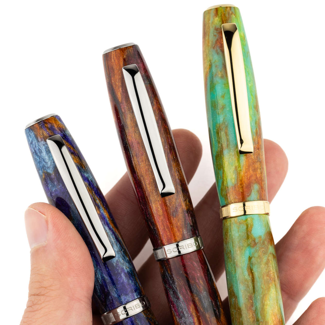 Scribo La Dotta Fountain Pen in Valverde Diamondcast Fountain Pen