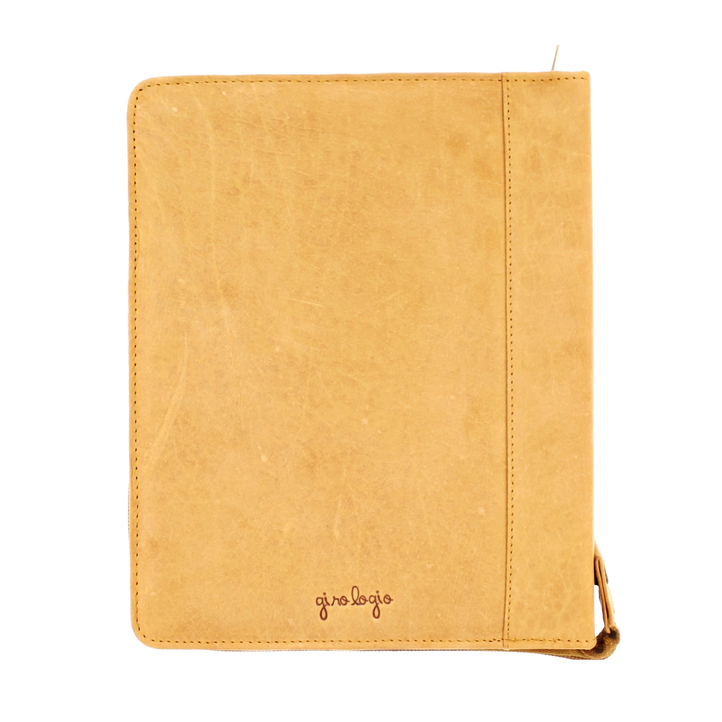 Girologio 24 Zippered Pen Case in Saddle Tan Cases