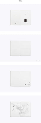 Nebula by Colorverse A5 Notebook in Snow White - Ruled Notebooks Journals