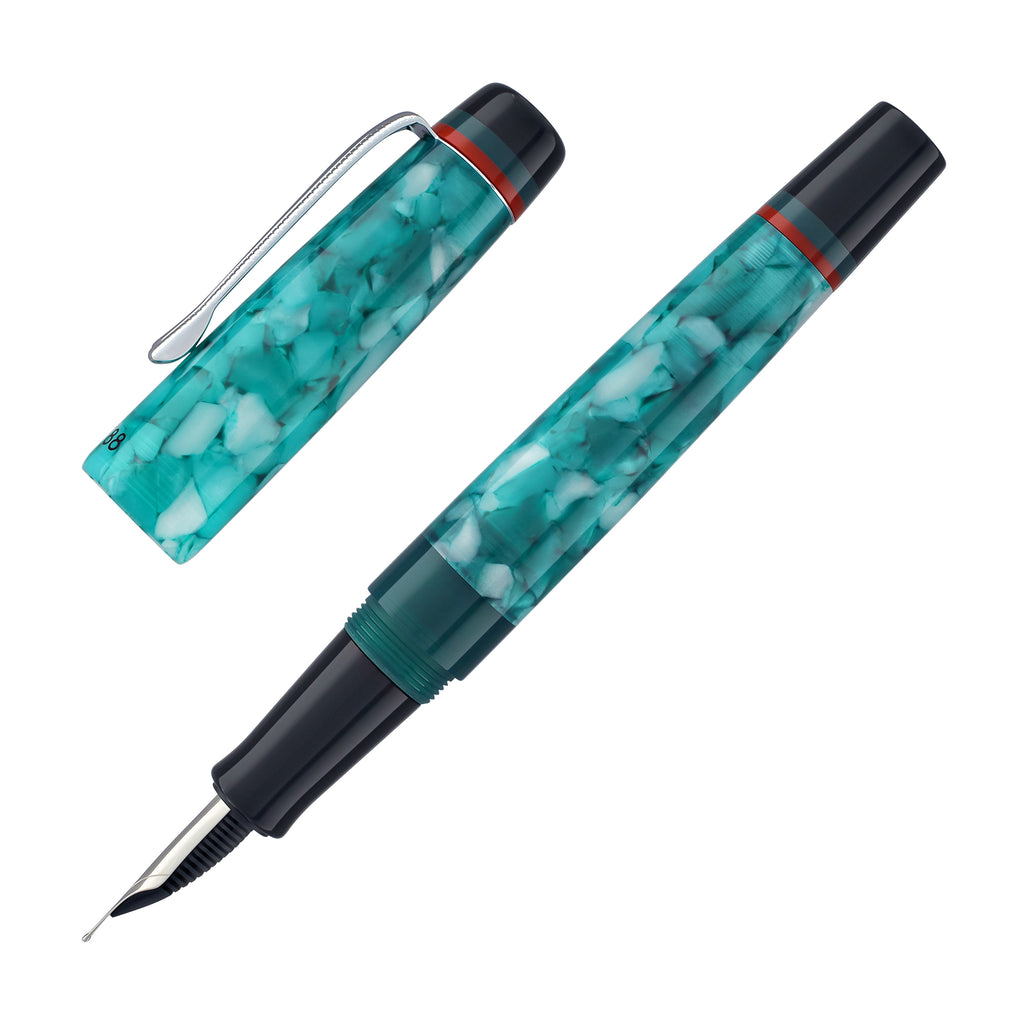 Opus 88 Minty Fountain Pen in Light Blue Goldspot Pens