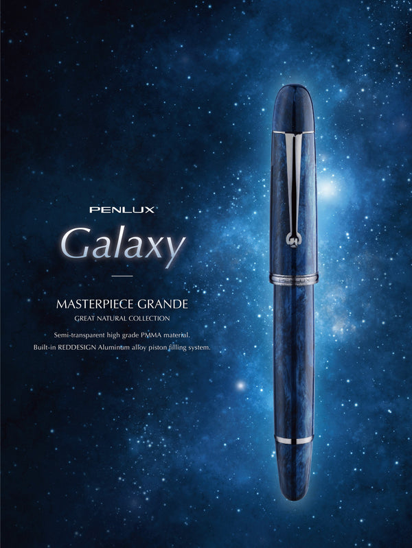 Penlux Masterpiece Grande Fountain Pen in Galaxy Fountain Pen