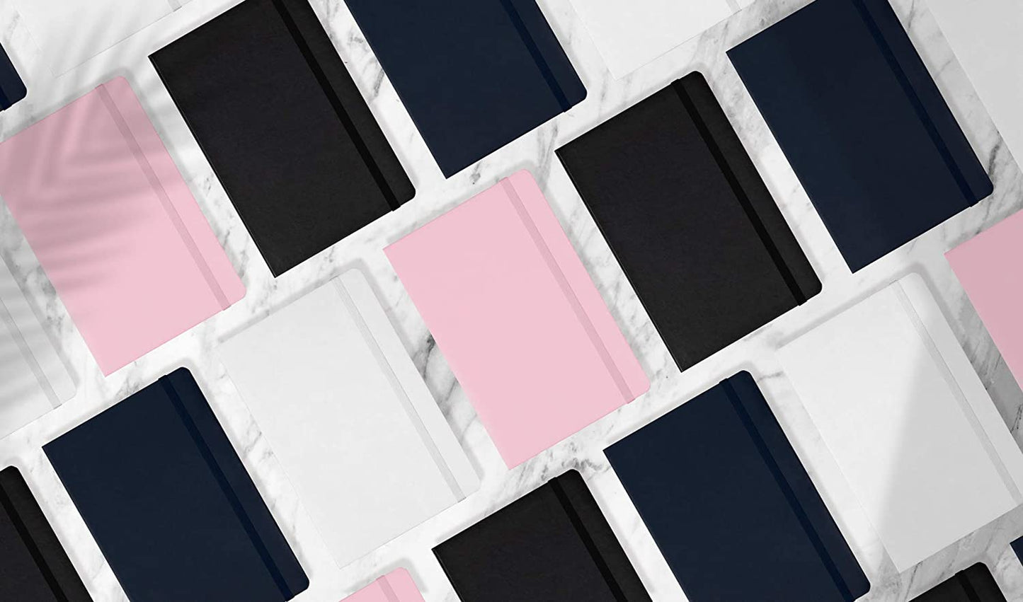 Nebula by Colorverse Notebook A5 in Snow White - Plain Notebooks Journals