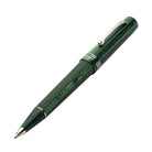 Leonardo Momento Zero Ballpoint Pen in Green Alga Silver Trim Ballpoint Pens