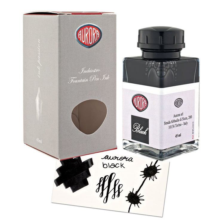 Aurora Bottled Ink in Black - 45 mL Bottled Ink