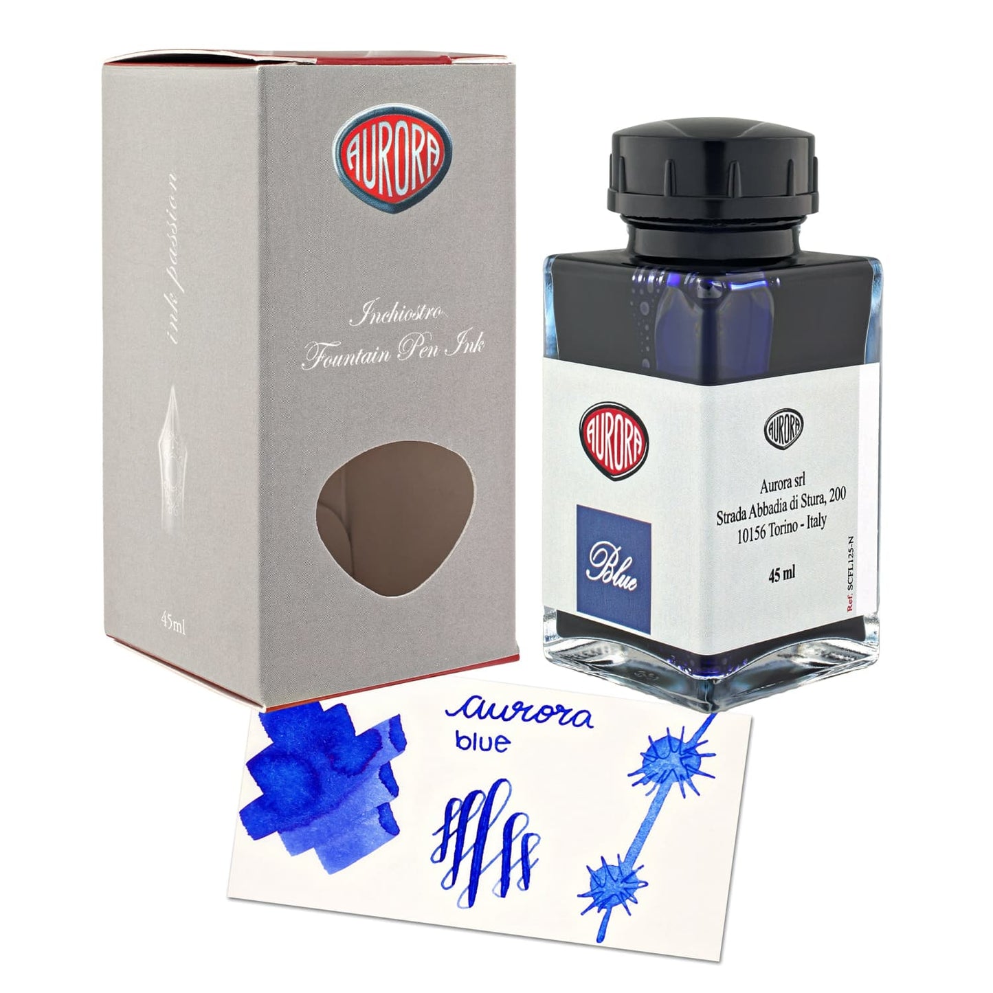 Aurora Bottled Ink in Blue - 45 mL Bottled Ink
