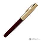 Aurora Duo Cart Fountain Pen in Bordeaux Resin with Gold Plated Cap - Medium Point Fountain Pen
