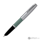 Aurora Duo Cart Fountain Pen - Light Green Resin With Chrome Cap Medium Point Fountain Pen