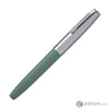 Aurora Duo Cart Fountain Pen - Light Green Resin With Chrome Cap Medium Point Fountain Pen