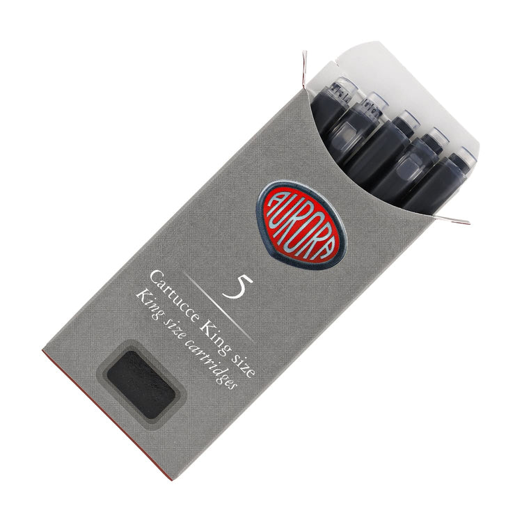 Aurora Ink Cartridges in Black - Pack of 5 Fountain Pen Cartridges