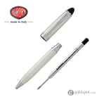 Aurora Ipsilon Ballpoint Pen in Sterling Silver Ballpoint Pen